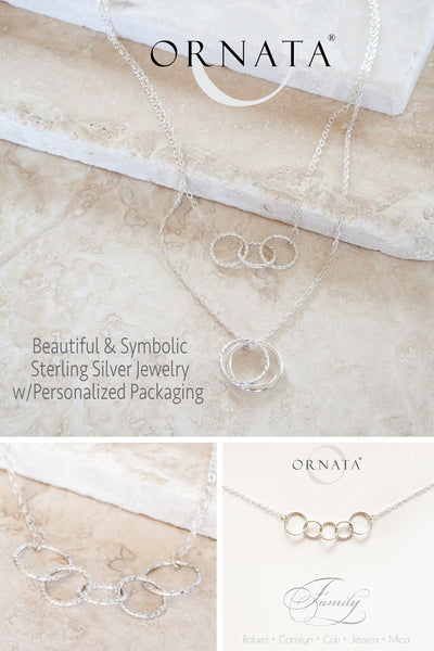 Personalized necklace - silver soul mates heart necklaces  - sterling silver custom jewelry for best friend or sister. Perfect gift for wedding, engagement party, bridal shower, or wedding shower. Good for newlyweds.