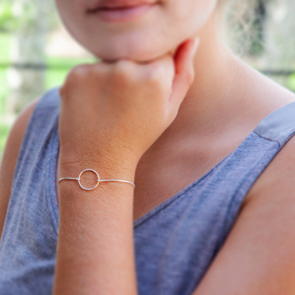 Sterling silver bolo bracelets for mothers in law - custom silver bracelets for mothers.