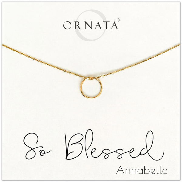 So Blessed - personalized gold necklaces. Our 14 karat gold filled custom jewelry is a perfect gift for best friends, sisters, daughters, or mother. Inspirational jewelry is also a good gift for Mother’s Day.