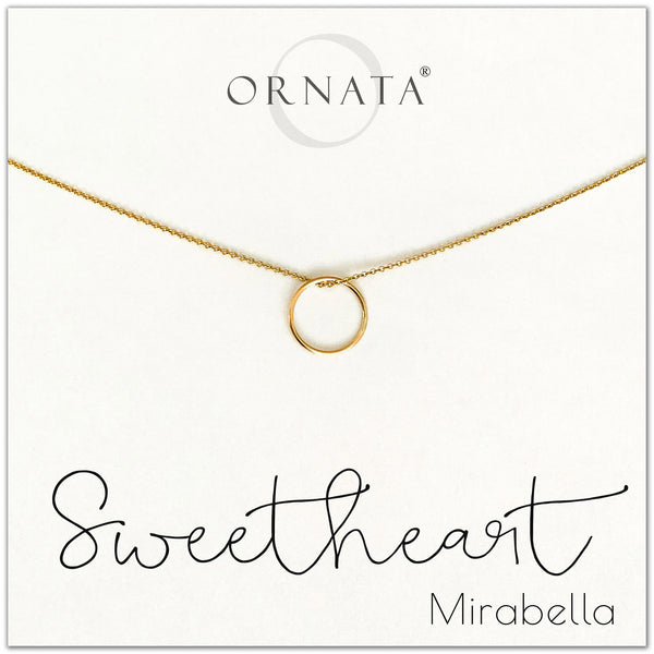 Sweetheart - personalized gold necklaces. Our 14 karat gold filled custom jewelry is a perfect gift for girlfriends, wives, daughters, mothers, loved ones, friends, sisters, and family members.