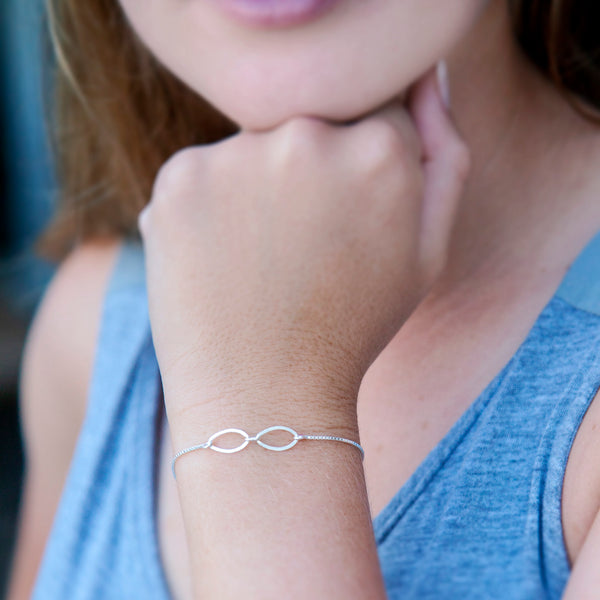 Custom bracelets - sterling silver bolo bracelet - personalize the bolo bracelets with name of your twin, sisters, or friend.