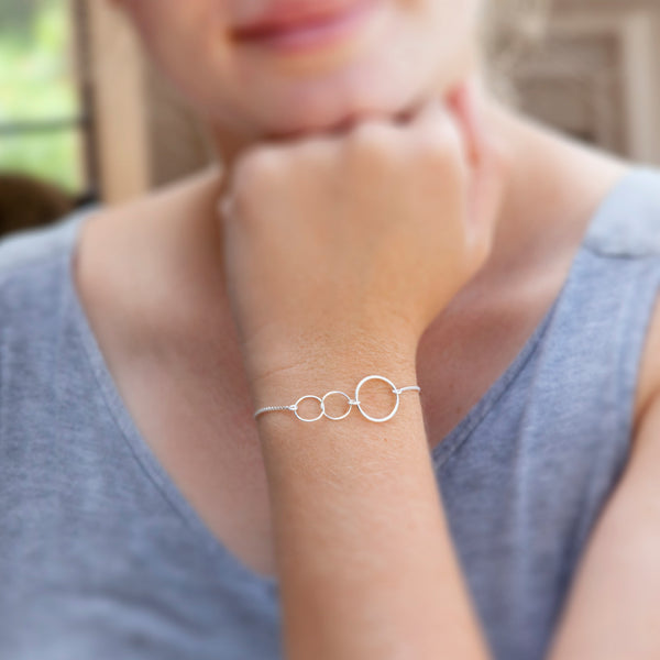 Custom family bracelets - sterling silver bolo bracelet - personalize the bolo bracelets with name of your mom, grandmother, daughter, sister, friend, or aunt.
