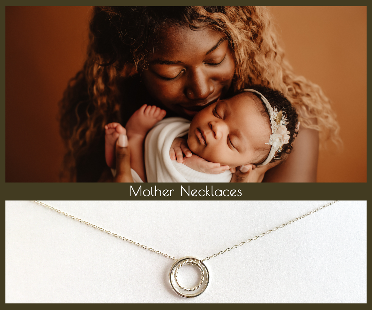 Personalized Mother Necklaces in Sterling Silver & Gold Filled