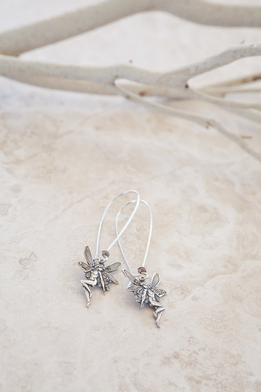 Silver Plated Fairy Earrings