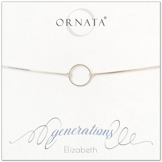 Family generations personalized sterling silver bolo bracelet. Our custom bracelets make good gifts for mothers, daughters, grandmothers, or granddaughters. Great mother’s day gift.