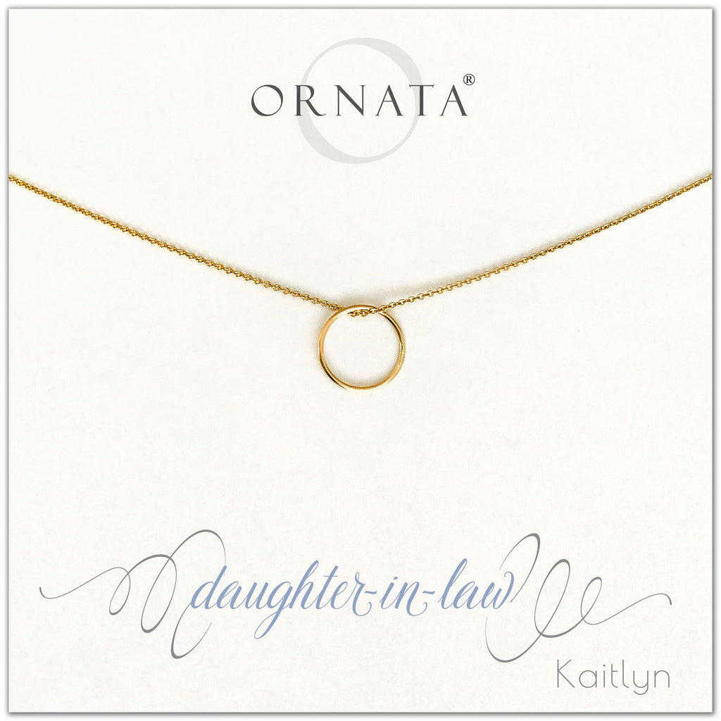 Daughter-In-Law” Generations 14K Gold-filled Necklace on