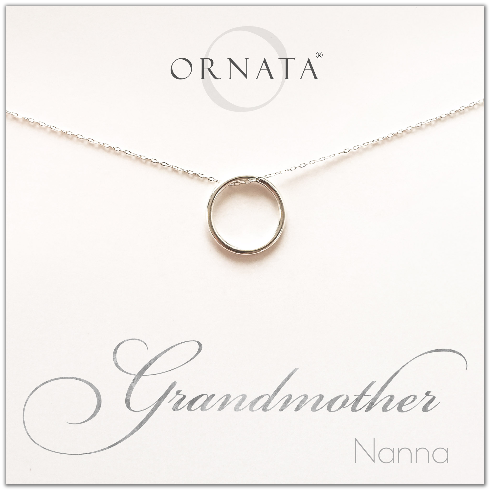 Grandmother Necklace, Love Knot, To My Nana Jewelry Gift, Grandma Gift –  Rakva