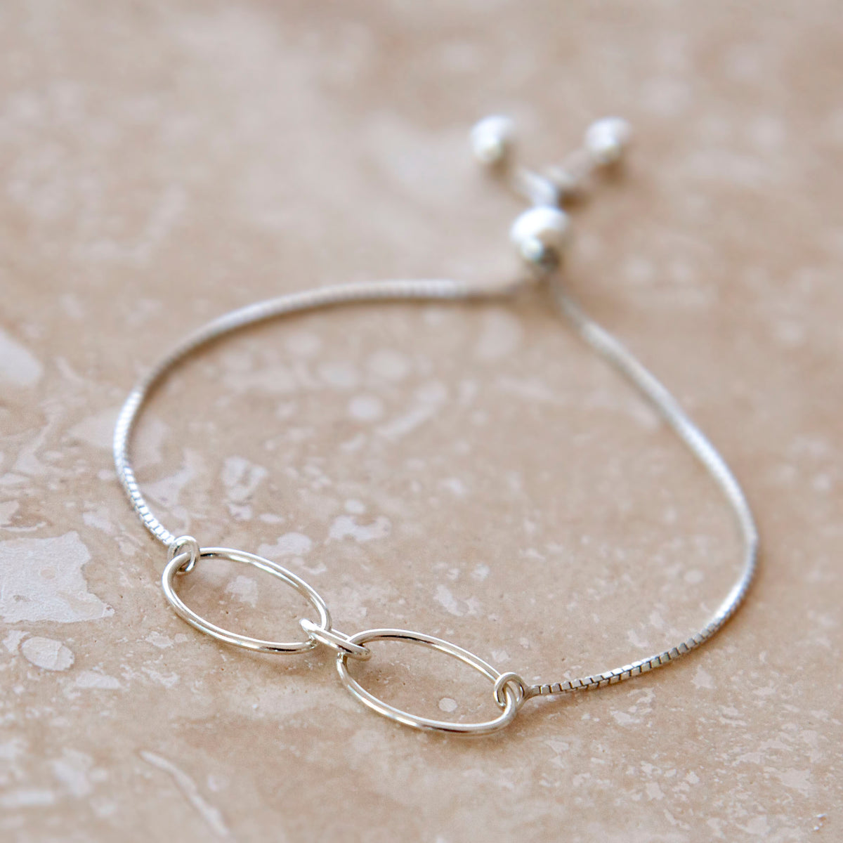 Sterling silver bolo bracelets for best friends - custom silver bracelets for sisters or friends.