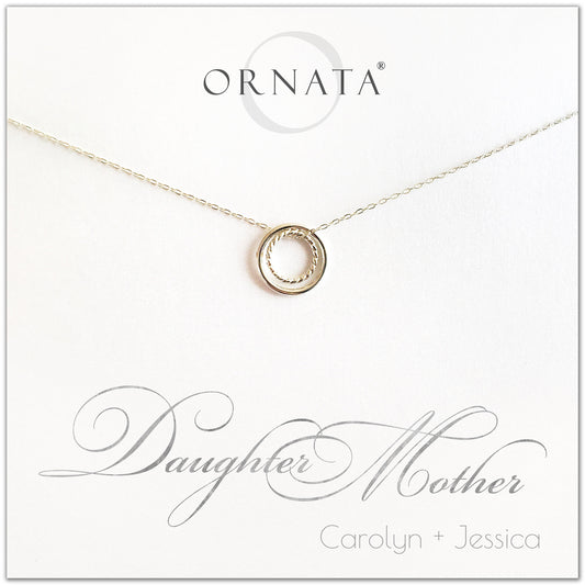 “Mother Daughter” Sterling Silver Necklace | 2021 Edition