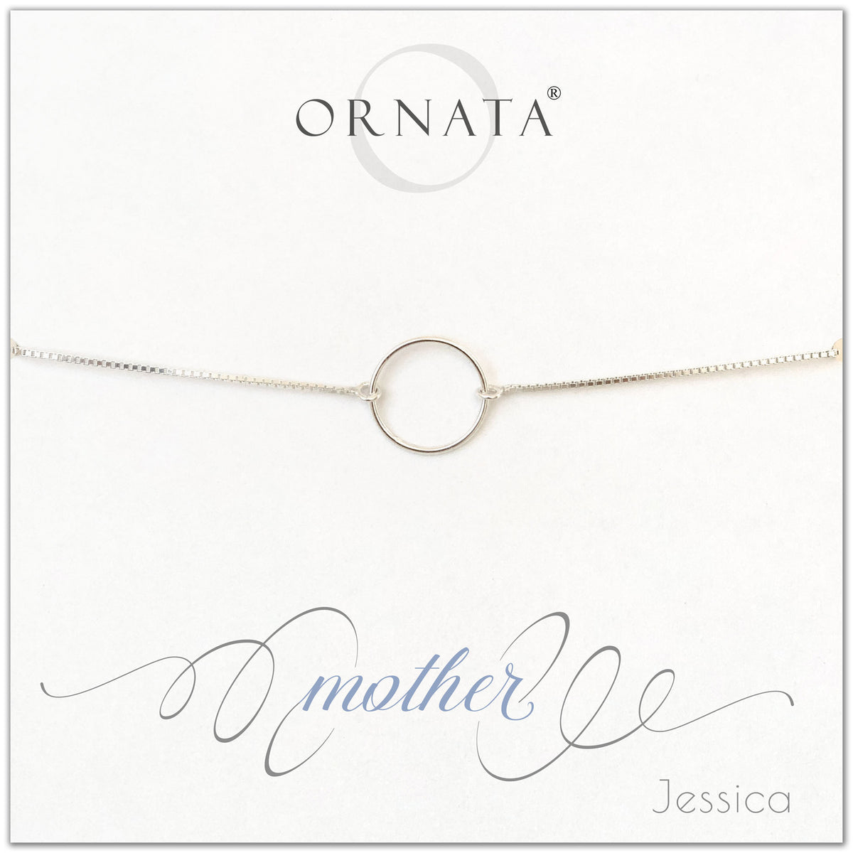 Mother personalized sterling silver bolo bracelet. Our custom bracelets make good gifts for moms and family. Great mother’s day gift.