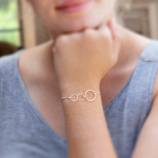 Custom family bracelets - sterling silver bolo bracelet - personalize the bolo bracelets with name of your mom, grandmother, daughter, sister, friend, or aunt. 