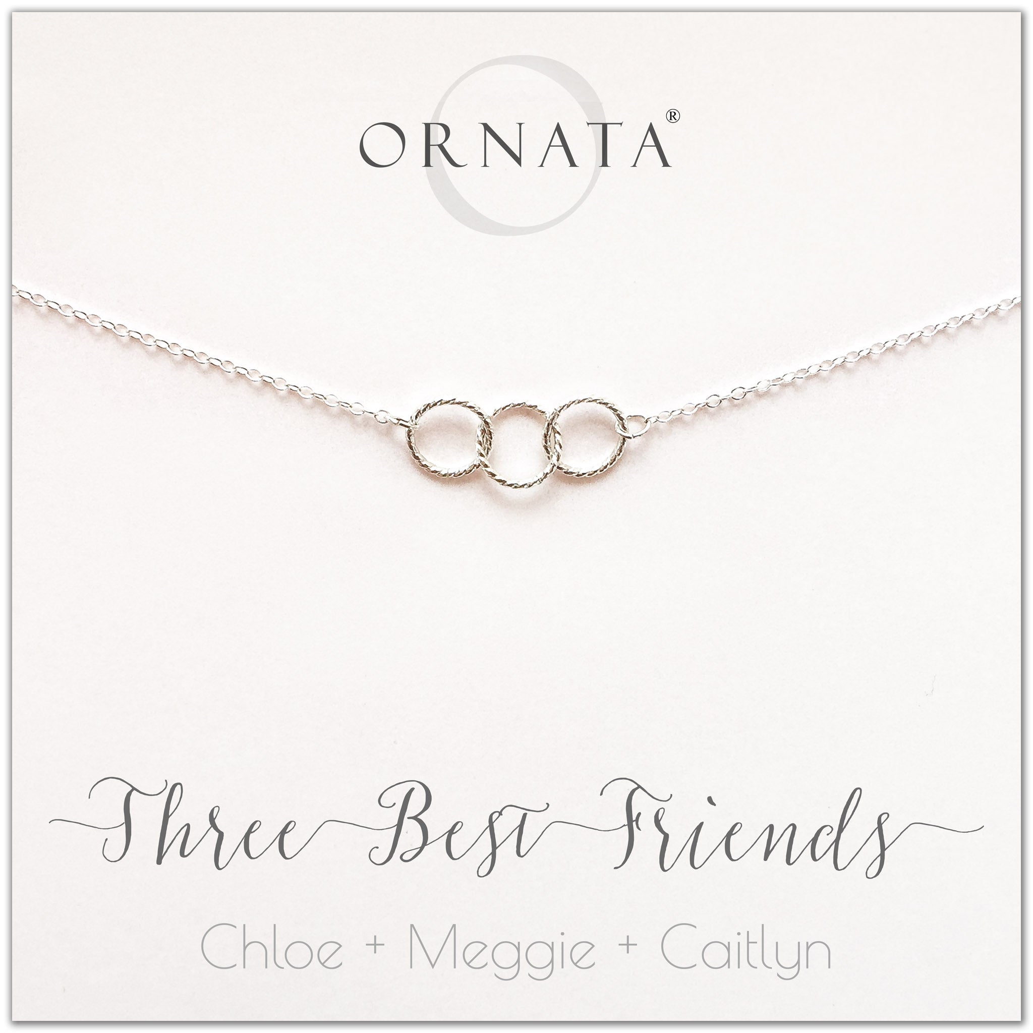 Friendship Necklace | Sterling Silver | Best Friend Jewelry – The Silver  Wing