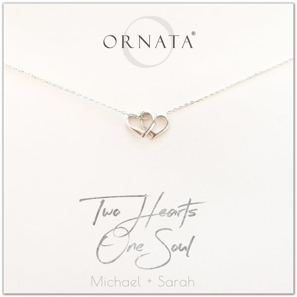 Two Hearts One Soul Customized Sterling Silver Jewelry – Ornata